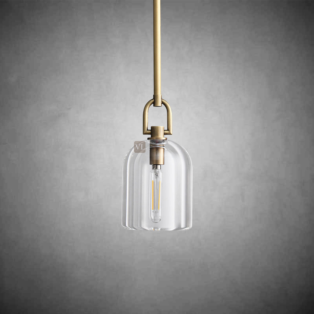 Bell Glass Pendant Light