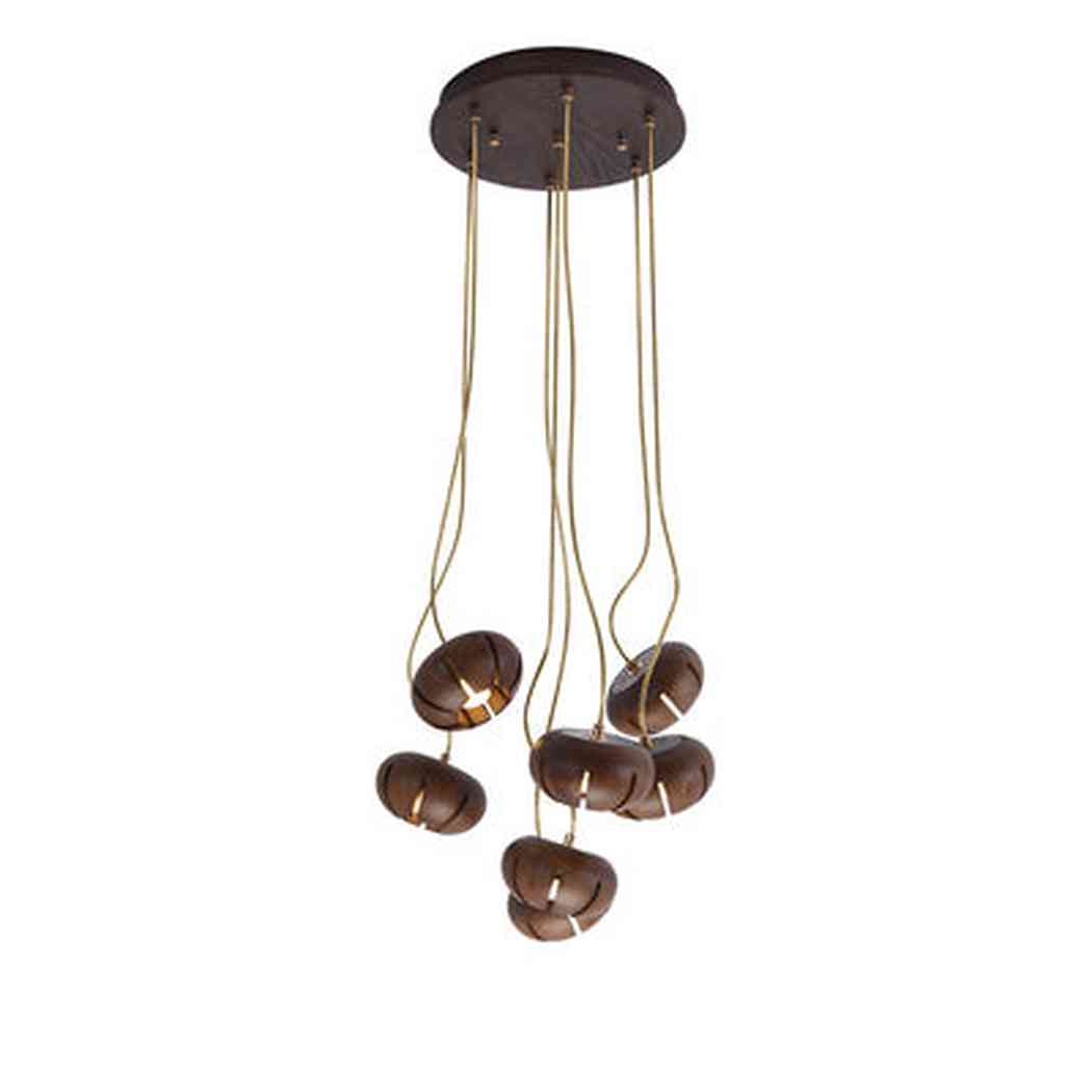 Petal Wood Chandelier