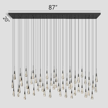 Soltaire Raindrop LED Chandelier