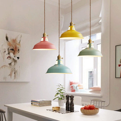 Industrial Vintage Barn Shade Pendant Light
