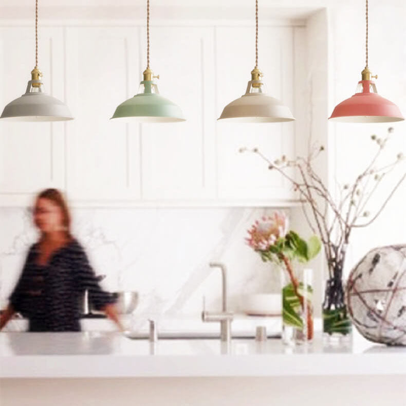 Industrial Vintage Barn Shade Pendant Light