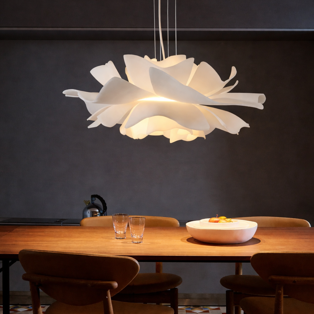 Modern Floral Acrylic Pendant Light