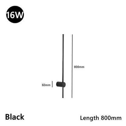 Rotating LED Line Wall Lamp