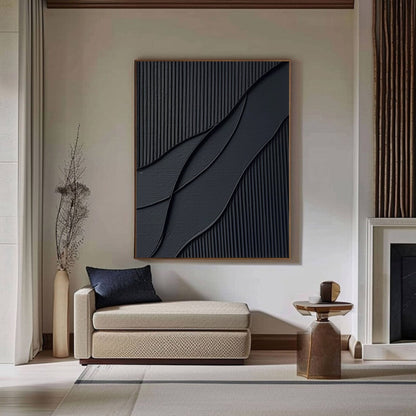 Minimalist Textured Canvas Painting