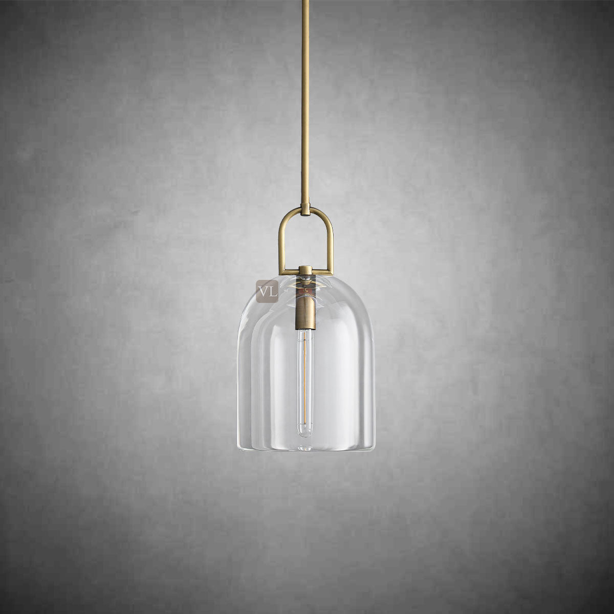 Bell Glass Pendant Light