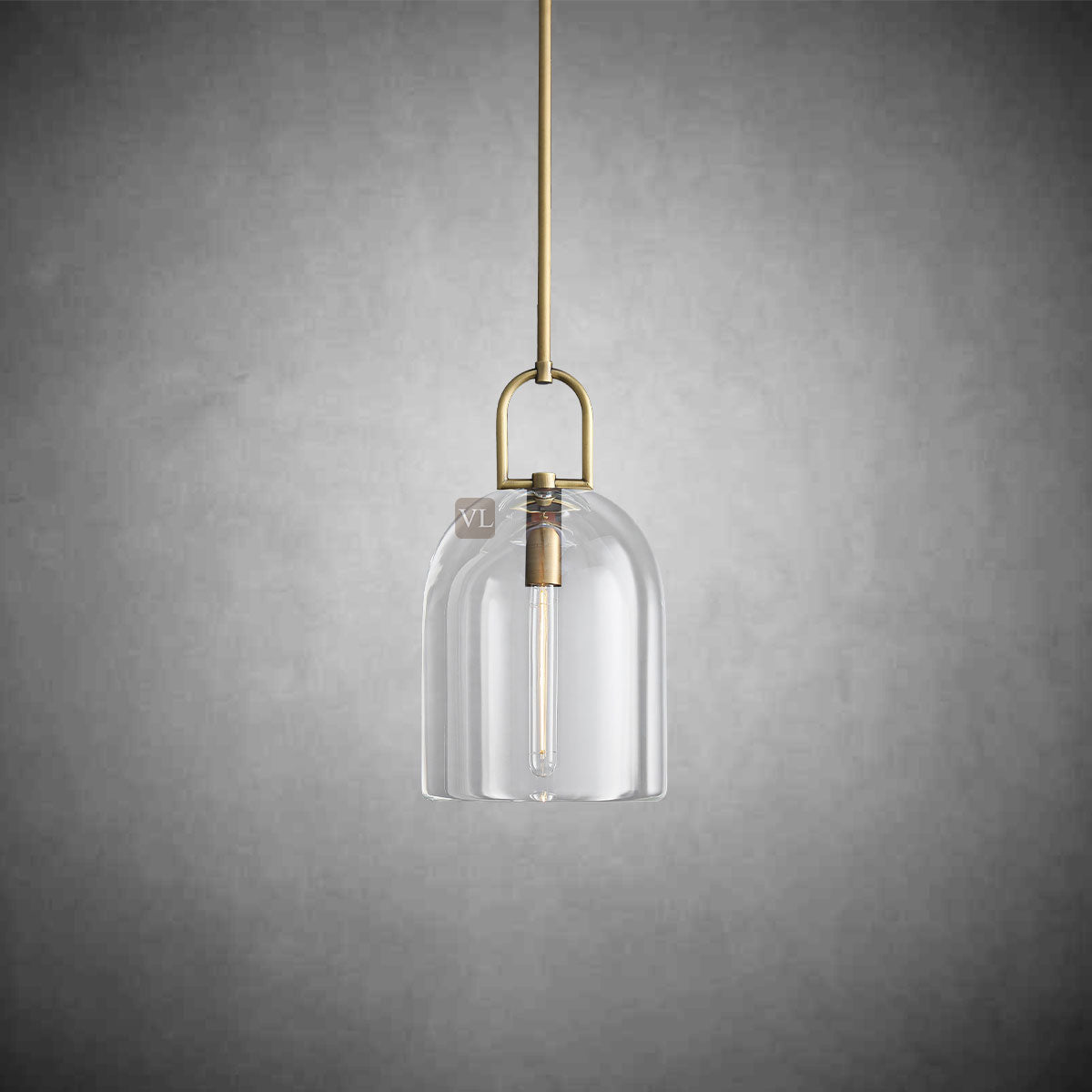 Bell Glass Pendant Light