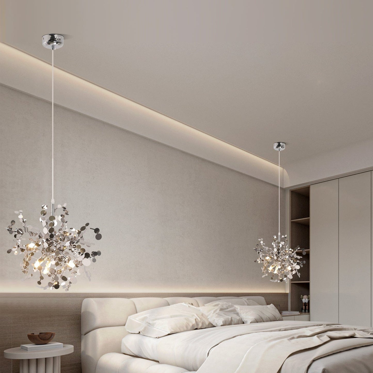 Flora Metallic Chandelier