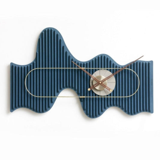Wavy Wooden Wall Clock