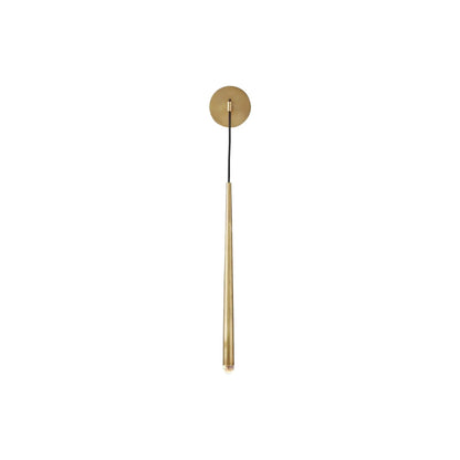 Aquila Brass Tube Wall Lamp