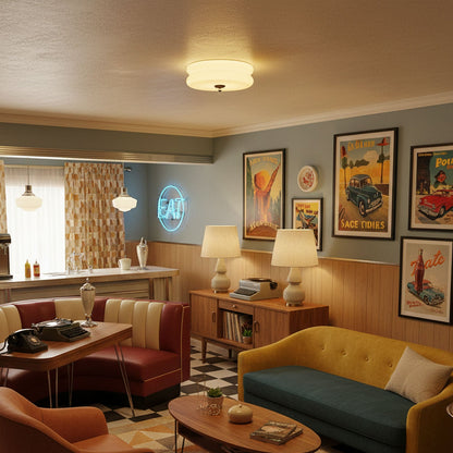 Vintage Art Deco Ceiling Light