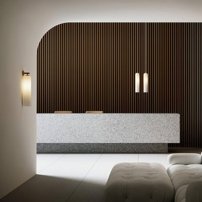 Glass Cylinder Wall Light