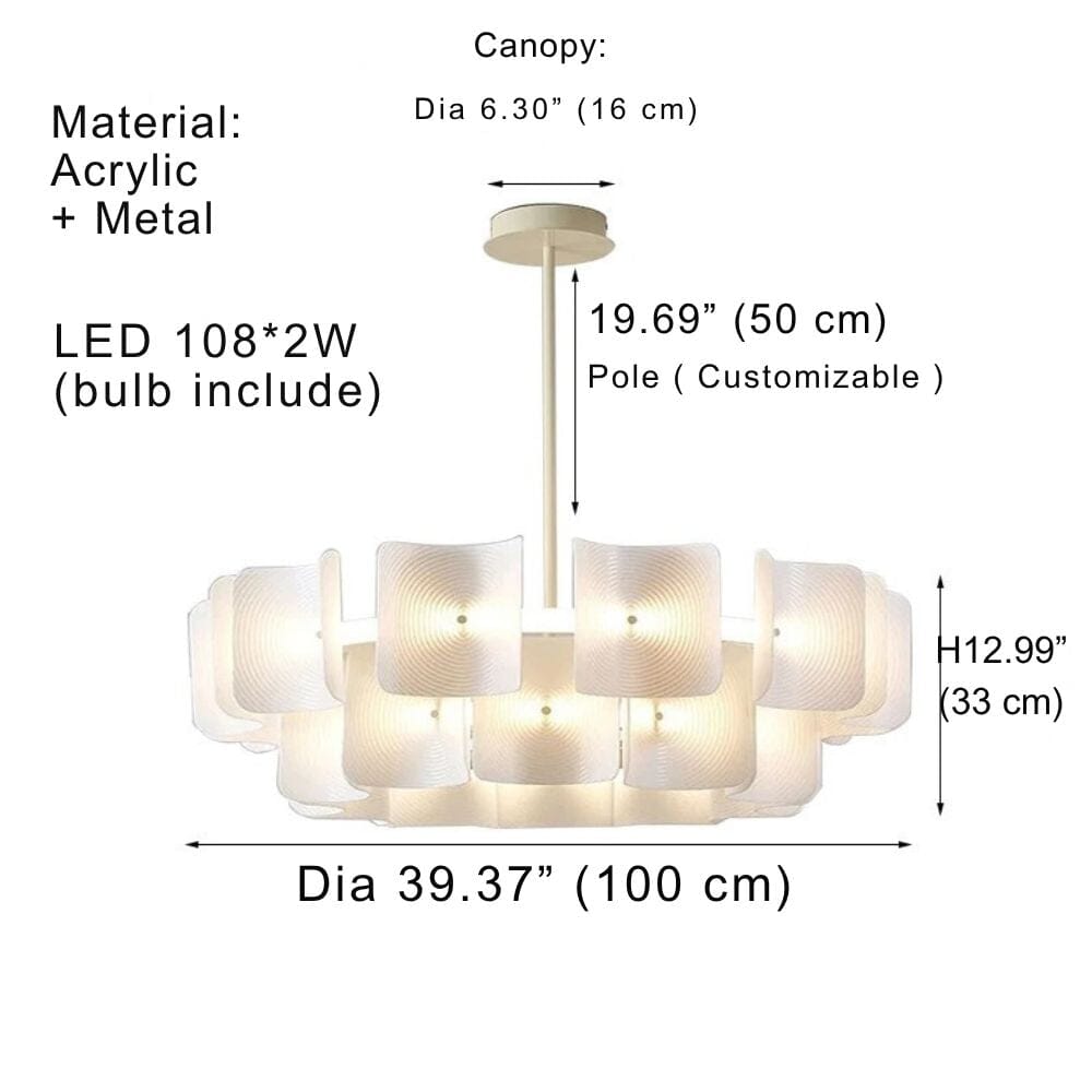 Acrylic LED Chandelier