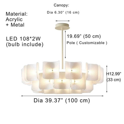 Acrylic LED Chandelier