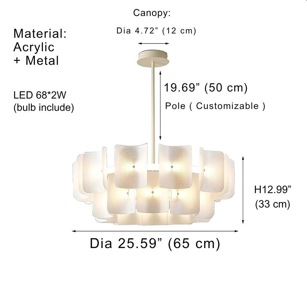 Acrylic LED Chandelier