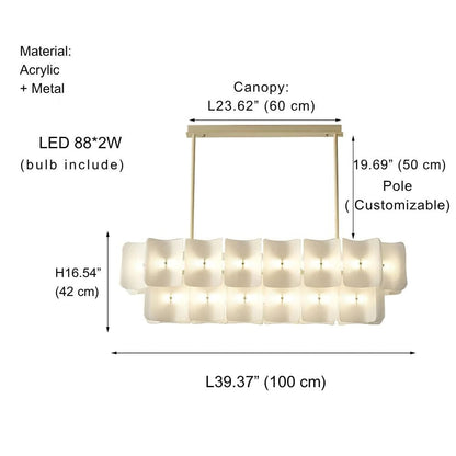 Acrylic LED Chandelier