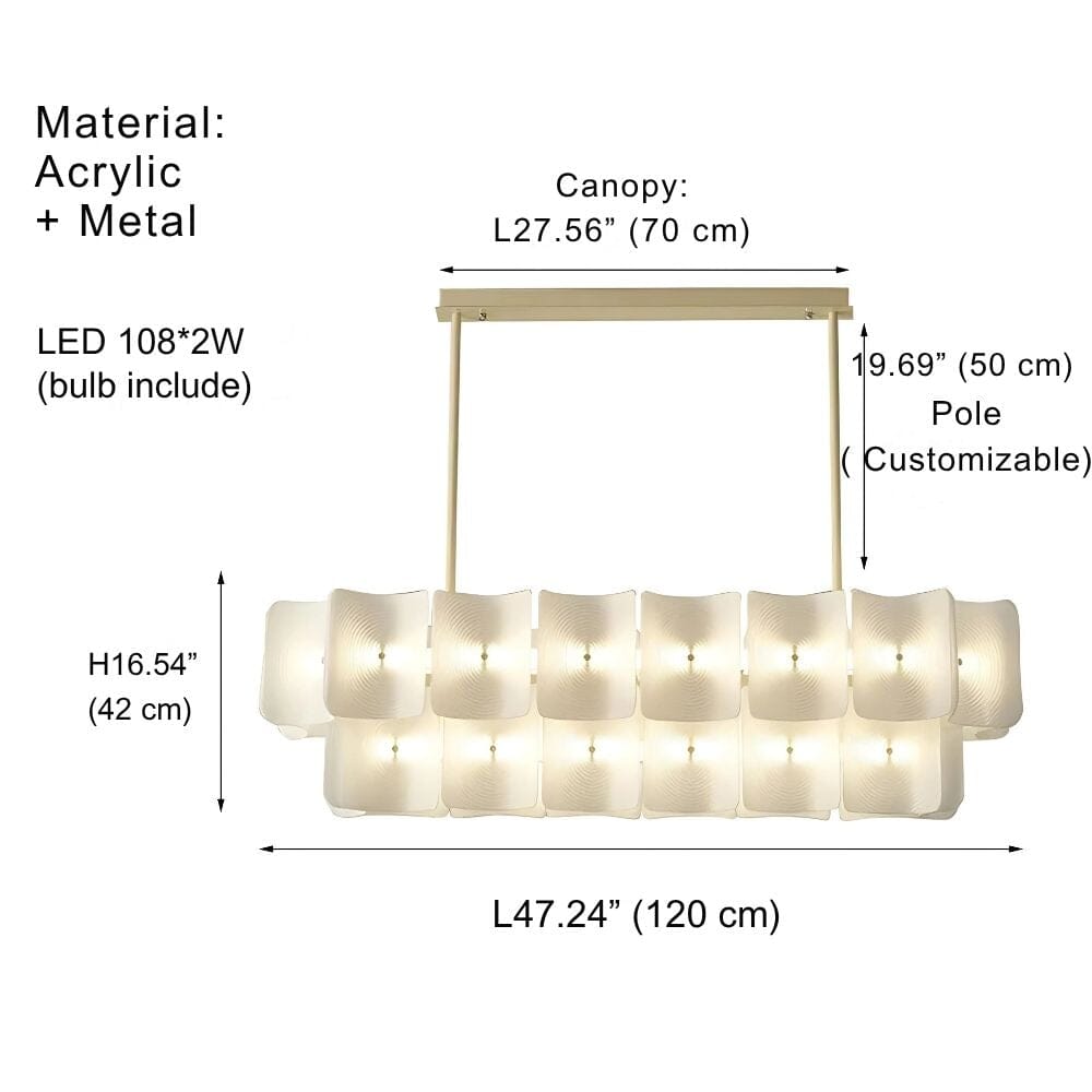 Acrylic LED Chandelier