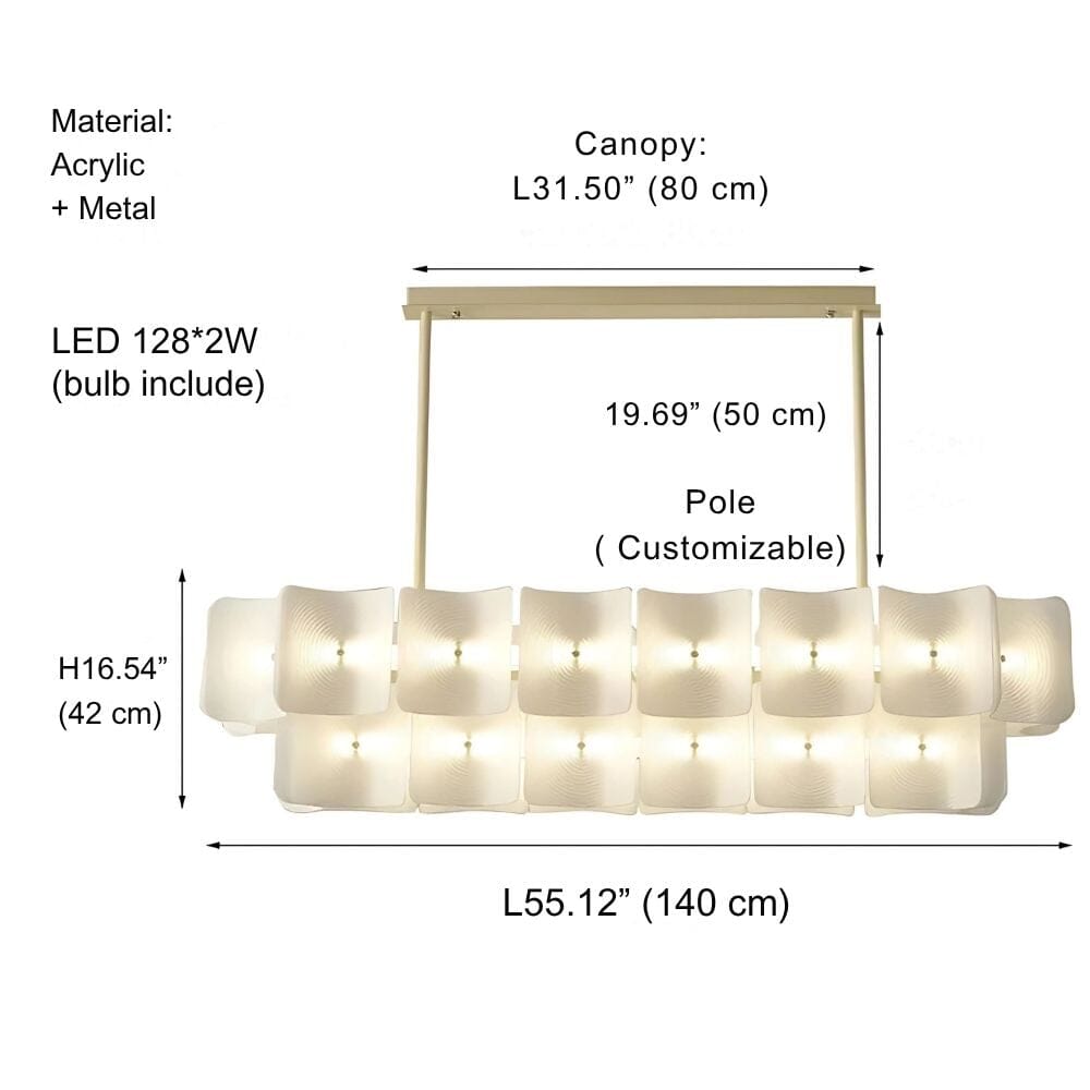 Acrylic LED Chandelier