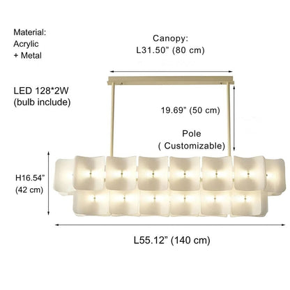 Acrylic LED Chandelier
