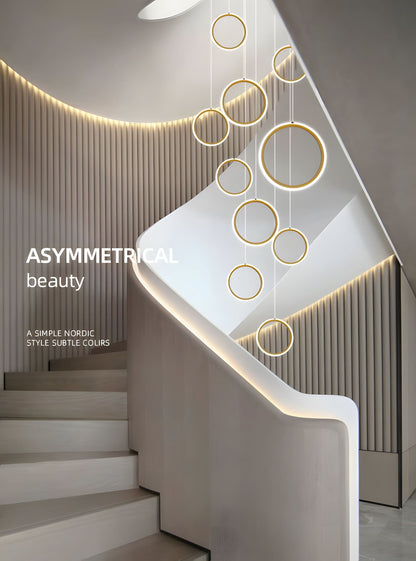 Asymmetrical LED Chandelier