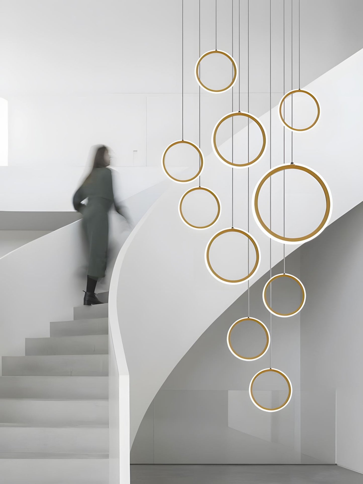 Asymmetrical LED Chandelier