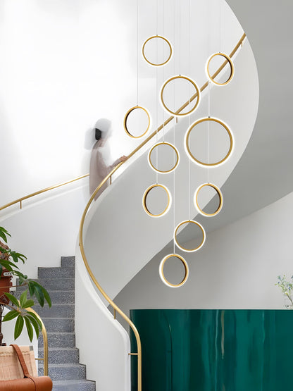 Asymmetrical LED Chandelier