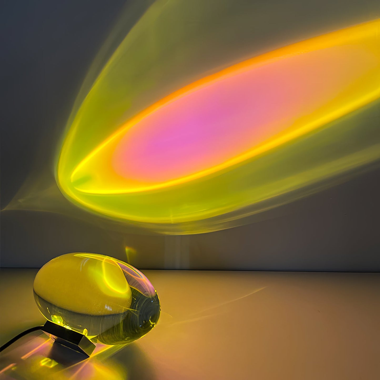 Glass Glow Table Lamps