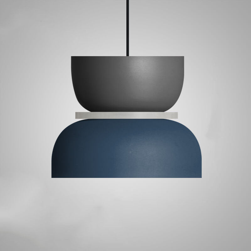 Modern Color Block Minimal Pendant Light