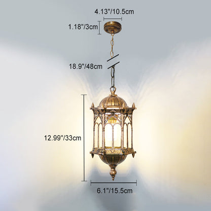 Vintage Outdoor Hanging Lantern Pendant Light