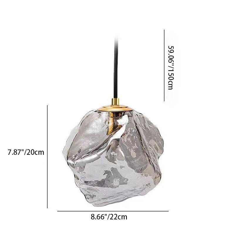 Molten Glass Pendant Light