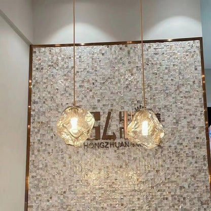 Molten Glass Pendant Light