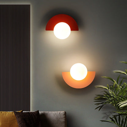 Color Pop Globe Wall Sconce Light