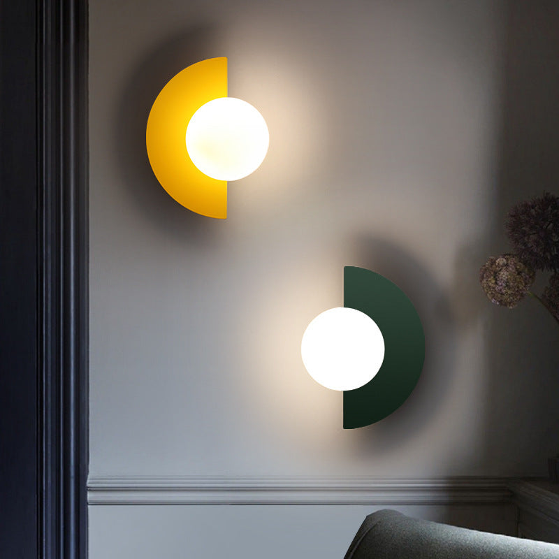 Color Pop Globe Wall Sconce Light