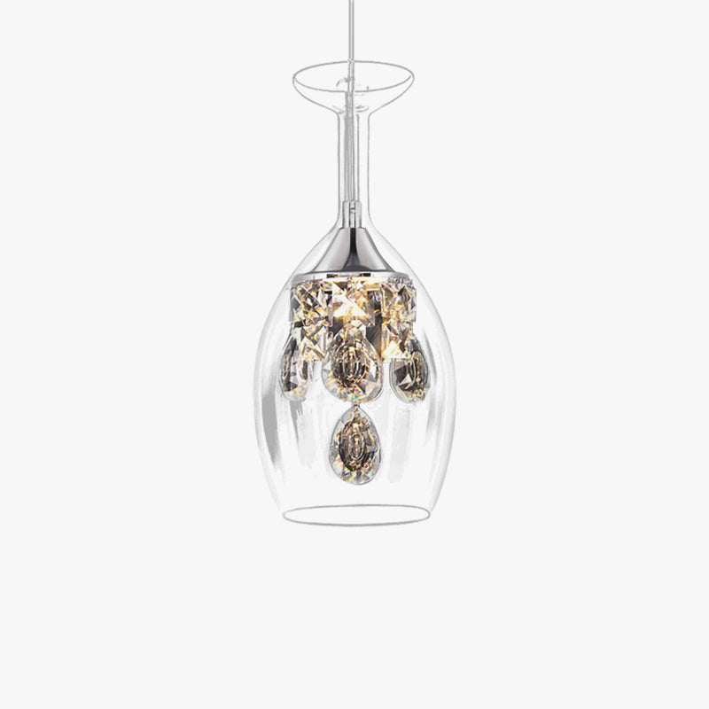 Crystal Glass Pendant Light