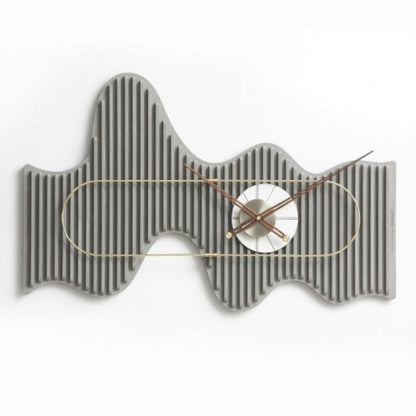 Wavy Wooden Wall Clock