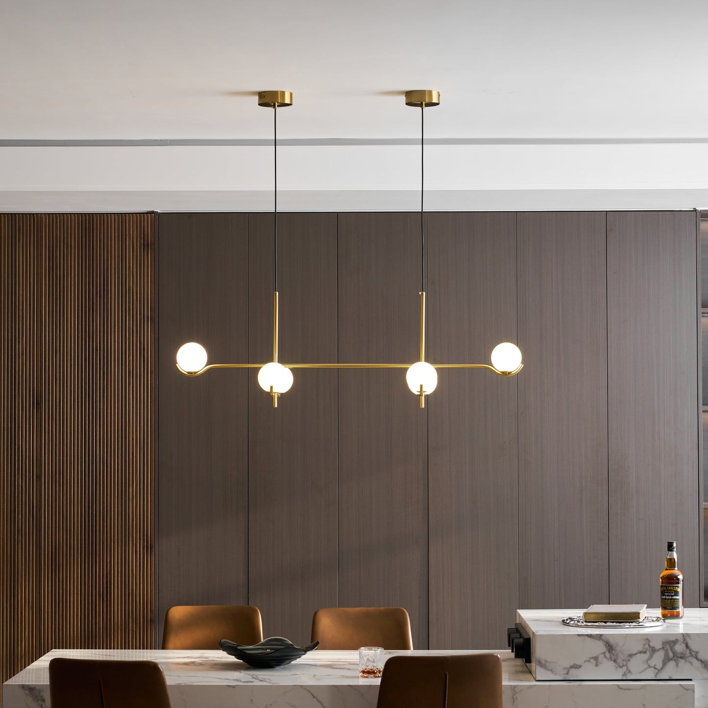 Sleek Multi Head Pendant Light