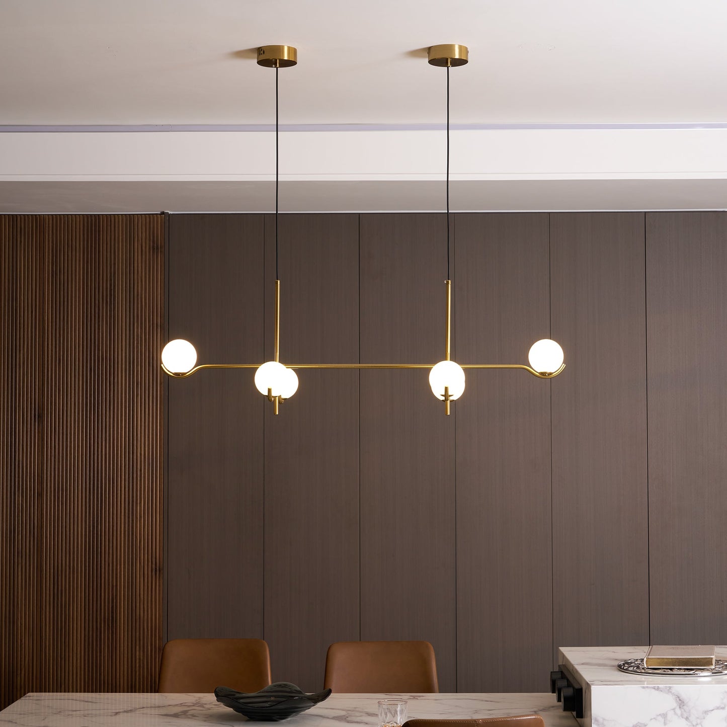 Sleek Multi Head Pendant Light