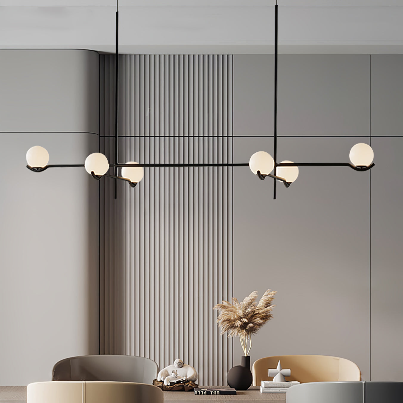Sleek Multi Head Pendant Light