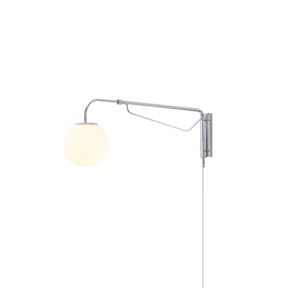 Adjustable Arm Plug-In Wall Light