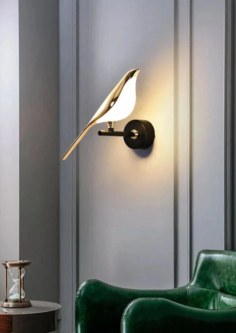 Luminous Bird Design Wall Lamp