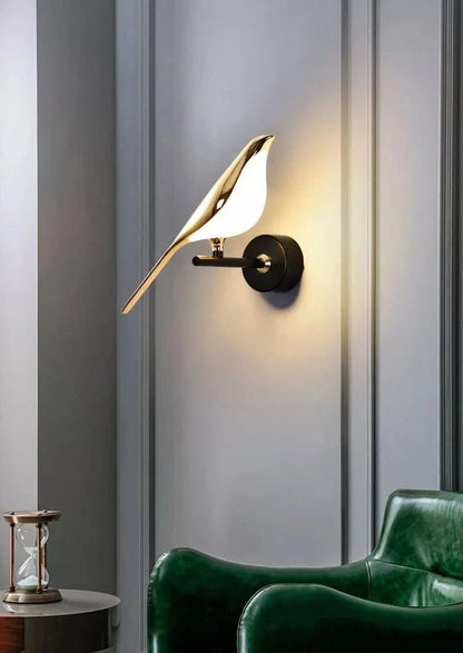 Luminous Bird Design Wall Lamp