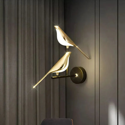 Luminous Bird Design Wall Lamp