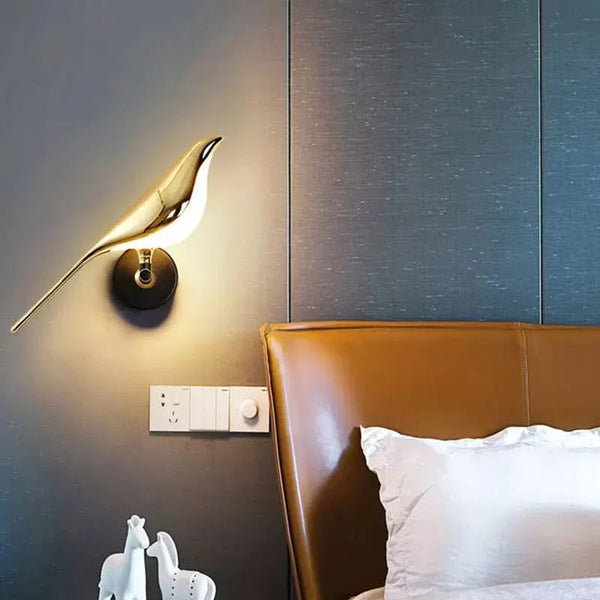 Luminous Bird Design Wall Lamp