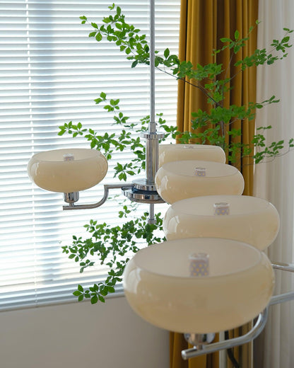 Modern Globe Brass Chandelier