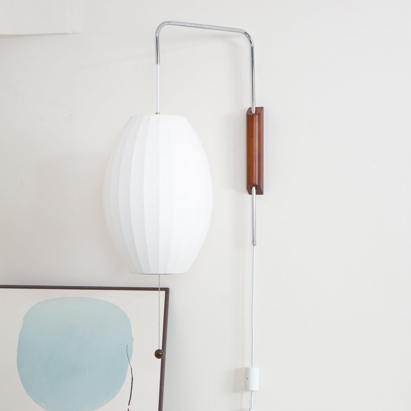 Modern Walnut Wall Lamp