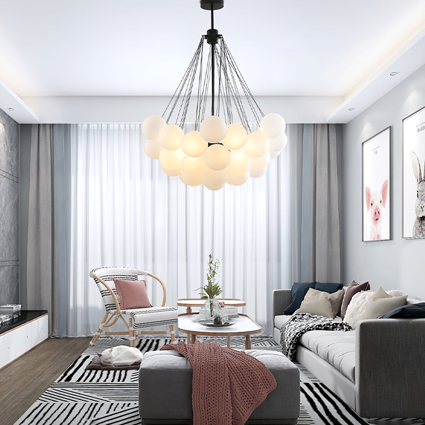 Solara Orbit Chandelier