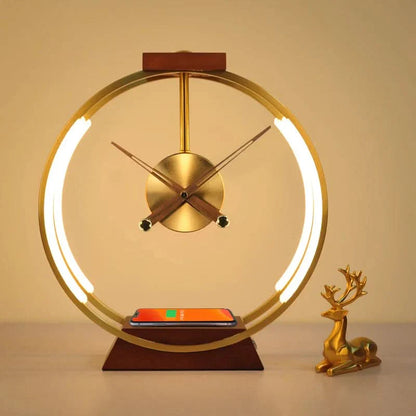Wireless Charging LED Clock Lamp