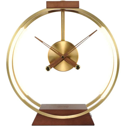 Wireless Charging LED Clock Lamp