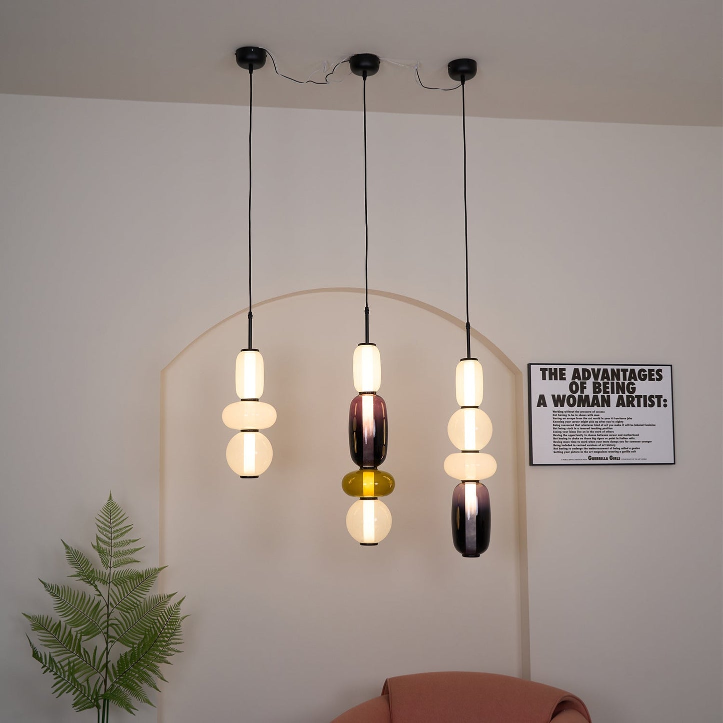 Glass Gradient Pendant Light