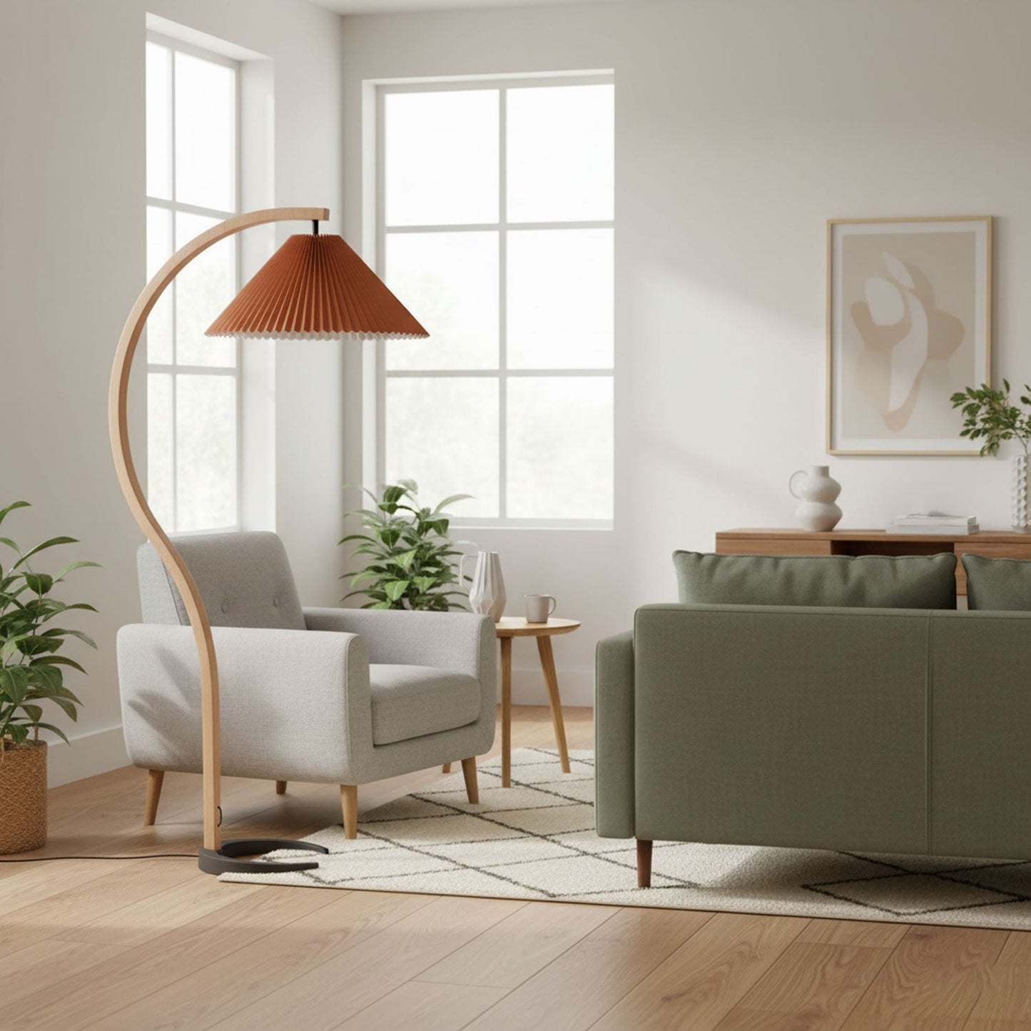Nordlyn Curved Floor Lamp