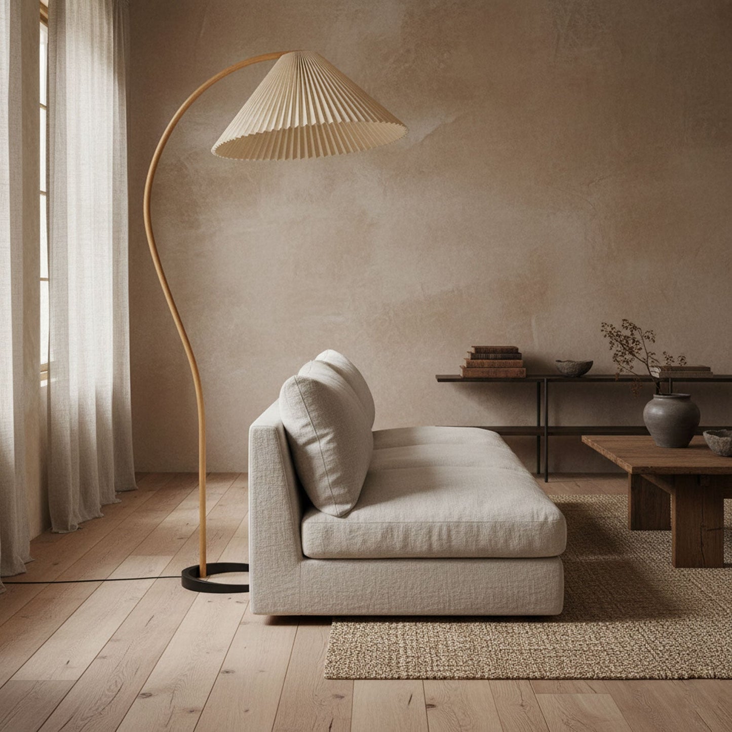 Nordlyn Curved Floor Lamp